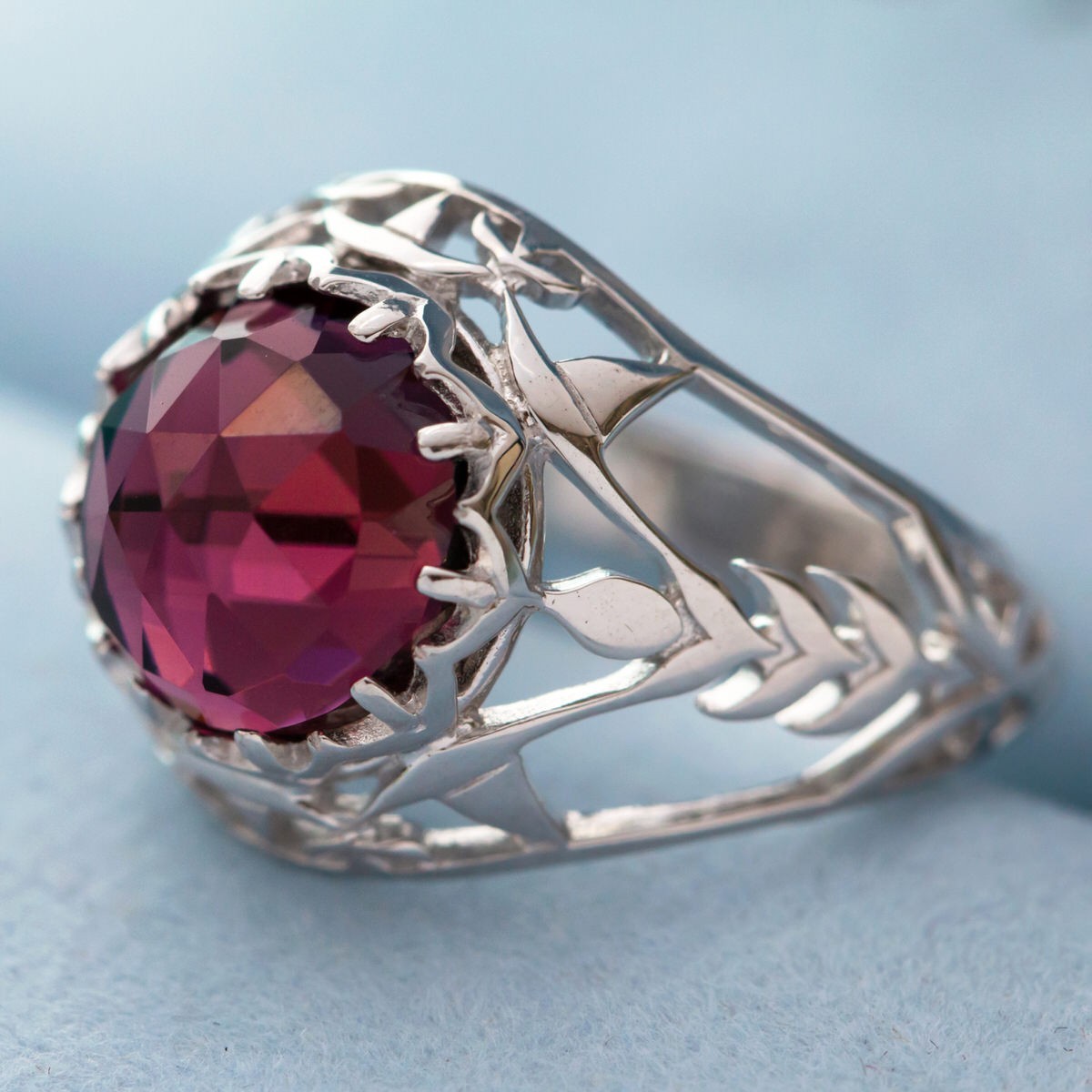 Disney X RockLove NEW ‘Frozen’ Anna Filigree Crystal Ring – Silver – Size 7