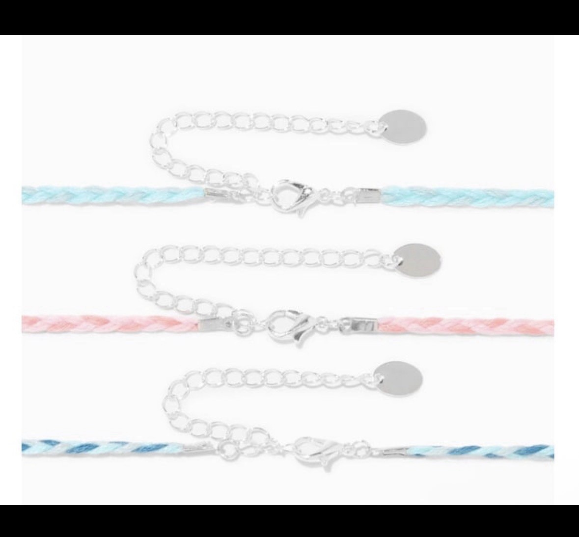 Best Friends Butterfly Braided Rope Choker Necklaces Girl Bestie Gift Friendship