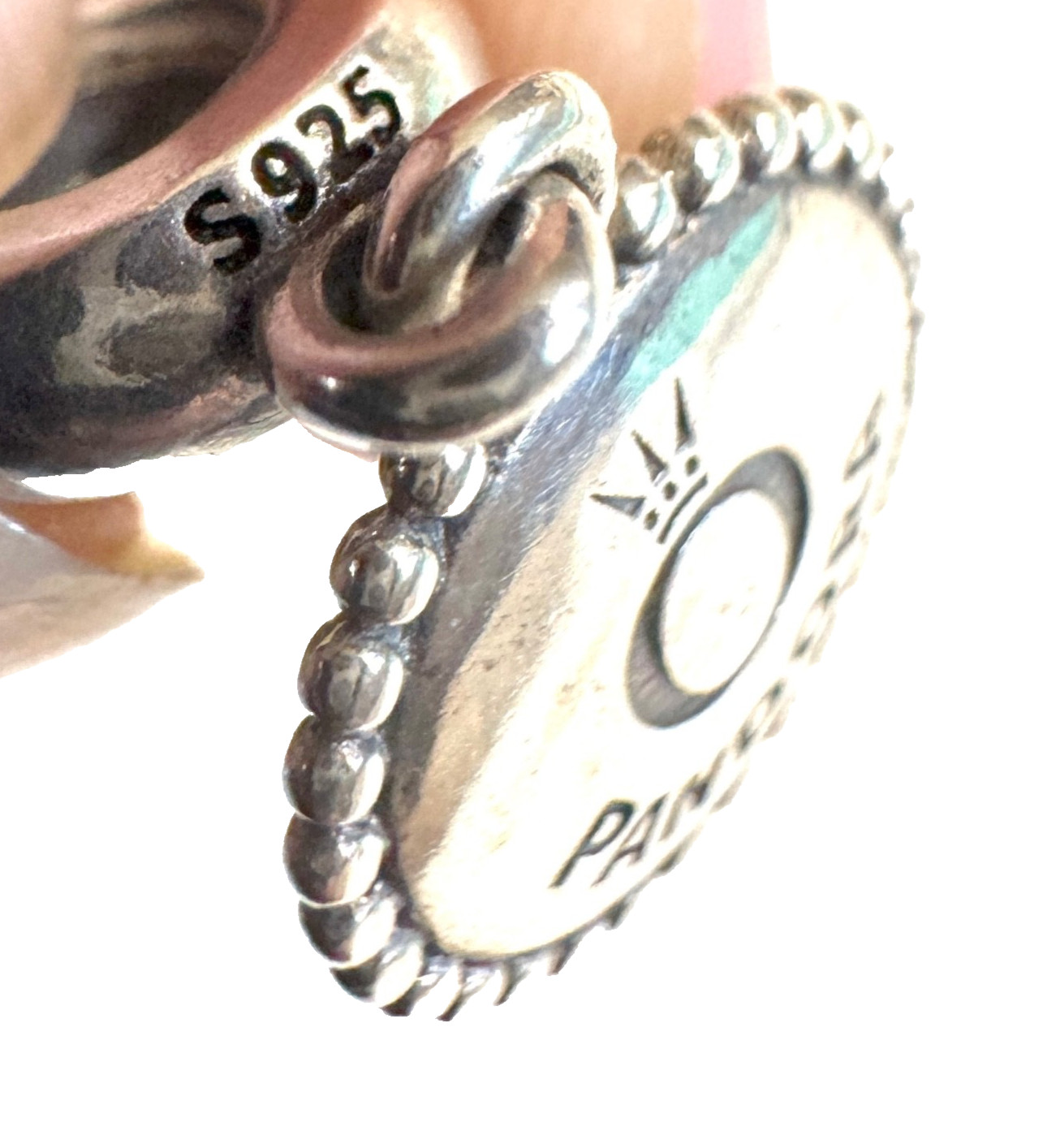 Pandora Sterling Engraved Pittsburgh Steelers NFL Dangle USB791169-G125