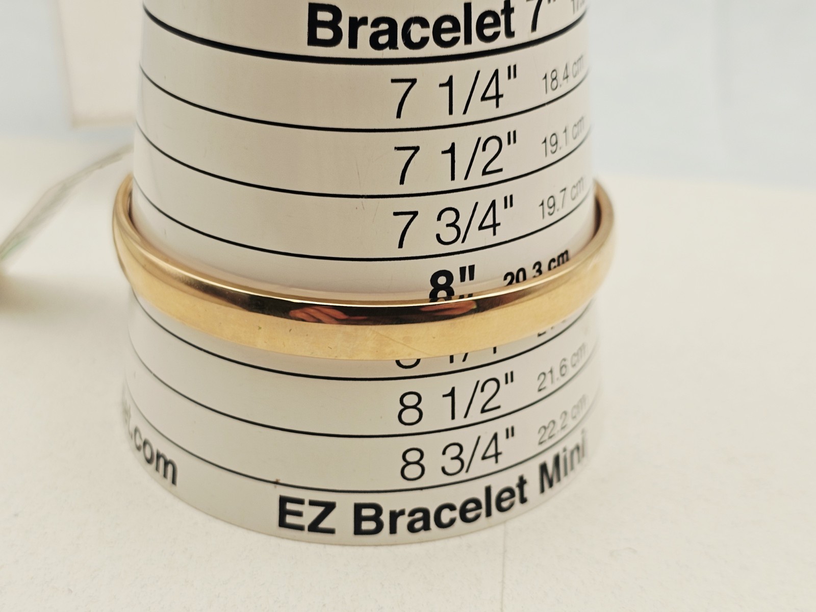 Monet Bracelet 7 3/4 ” X 1/4 ” Thick Gold