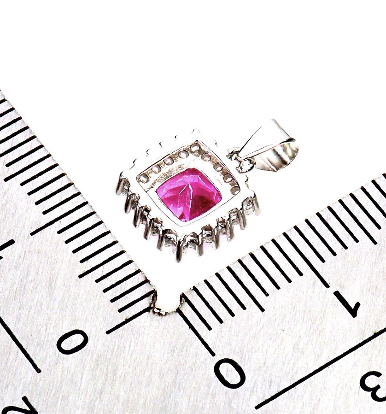 Set! – 1.15CT Natural Pink Topaz Ring 8 Pendant Necklace & Earrings 925 Sterling