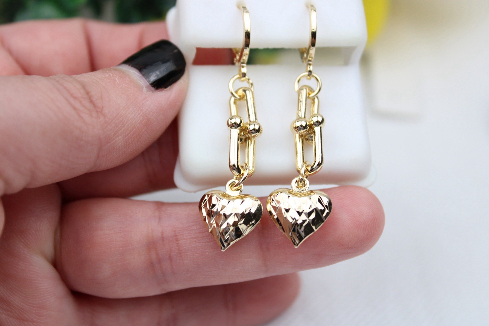 High Quality gold plated earrings/ Aretes En Oro Laminado De Buena Calidad