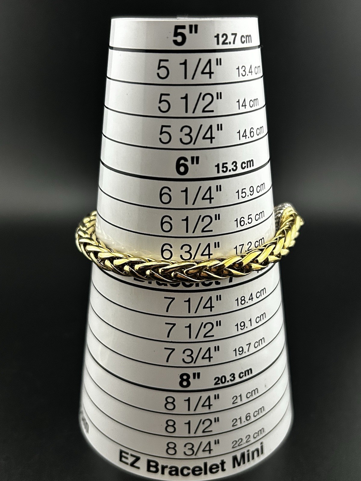 Gold Two Tone Braided Rope Lobster Hook Jewelry Set