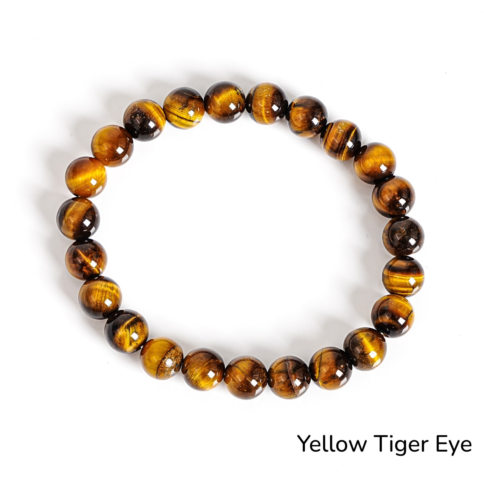 8mm Mixed Natural Gemstone Bracelet Multicolor Healing Round Beads For Man Woman