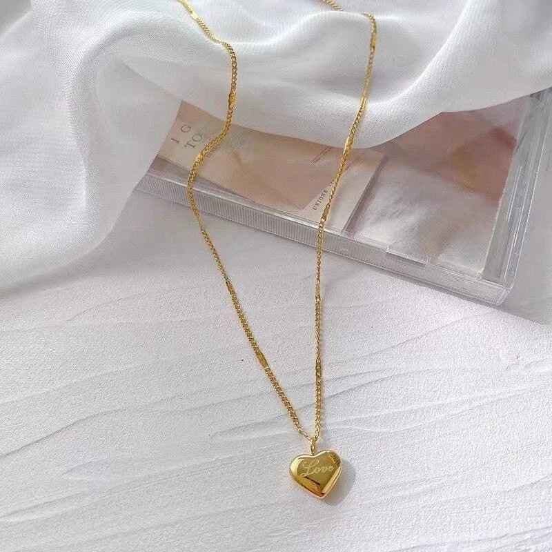 Collares 14k Collar Con Pendiente De Corazon Joyeria Fina Regalos Para Mujeres