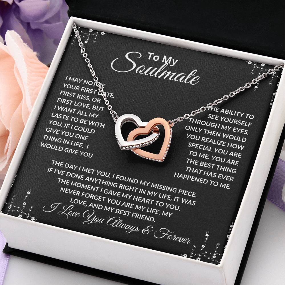 Romantic Valentine’s Day Rose Gold Gift for Wife, Girlfriend, Soulmate, Partner