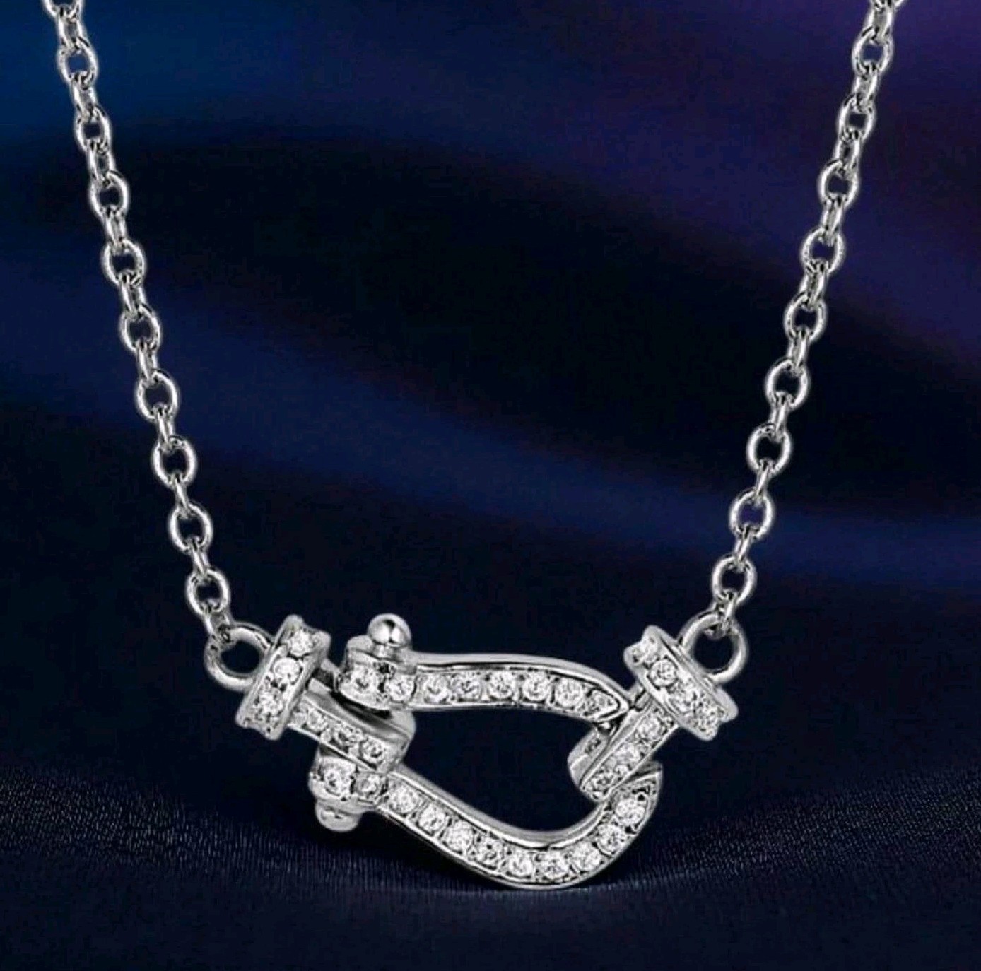 Montana Silversmiths Ride In Style CZ Equestrian Necklace Retail $55 – NEW!