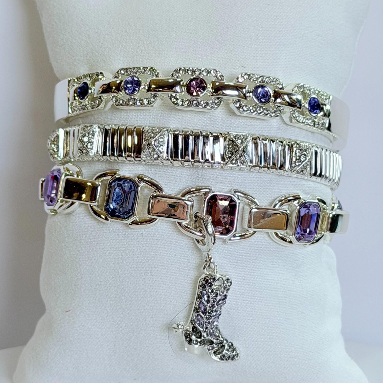 Bomb Party Gem Society Holiday Stack “A Heel-Kickin’ Holiday!” on Silver