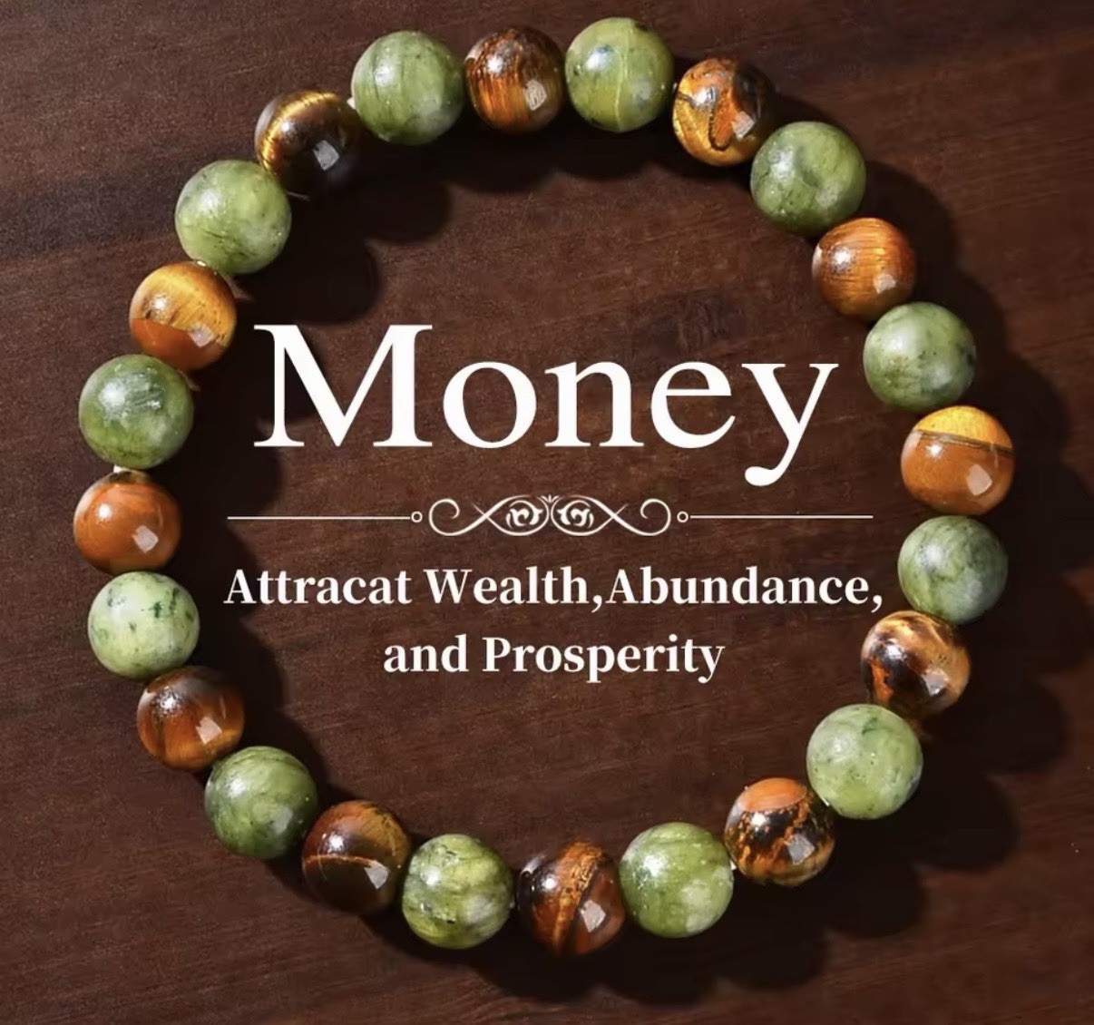 Tiger Eye and Canadian Jade Bracelet