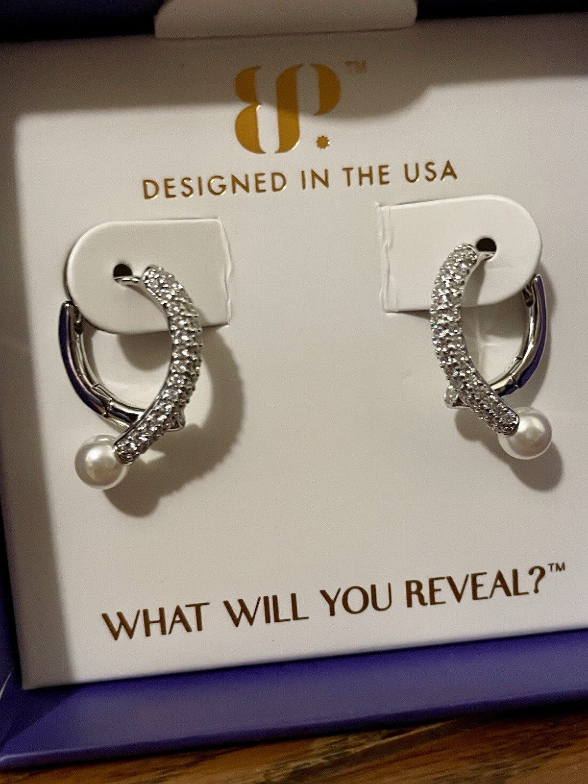 Bomb Party June 2026 Earrings “Quiet Luxury” Ceramic Pearl Rhodium