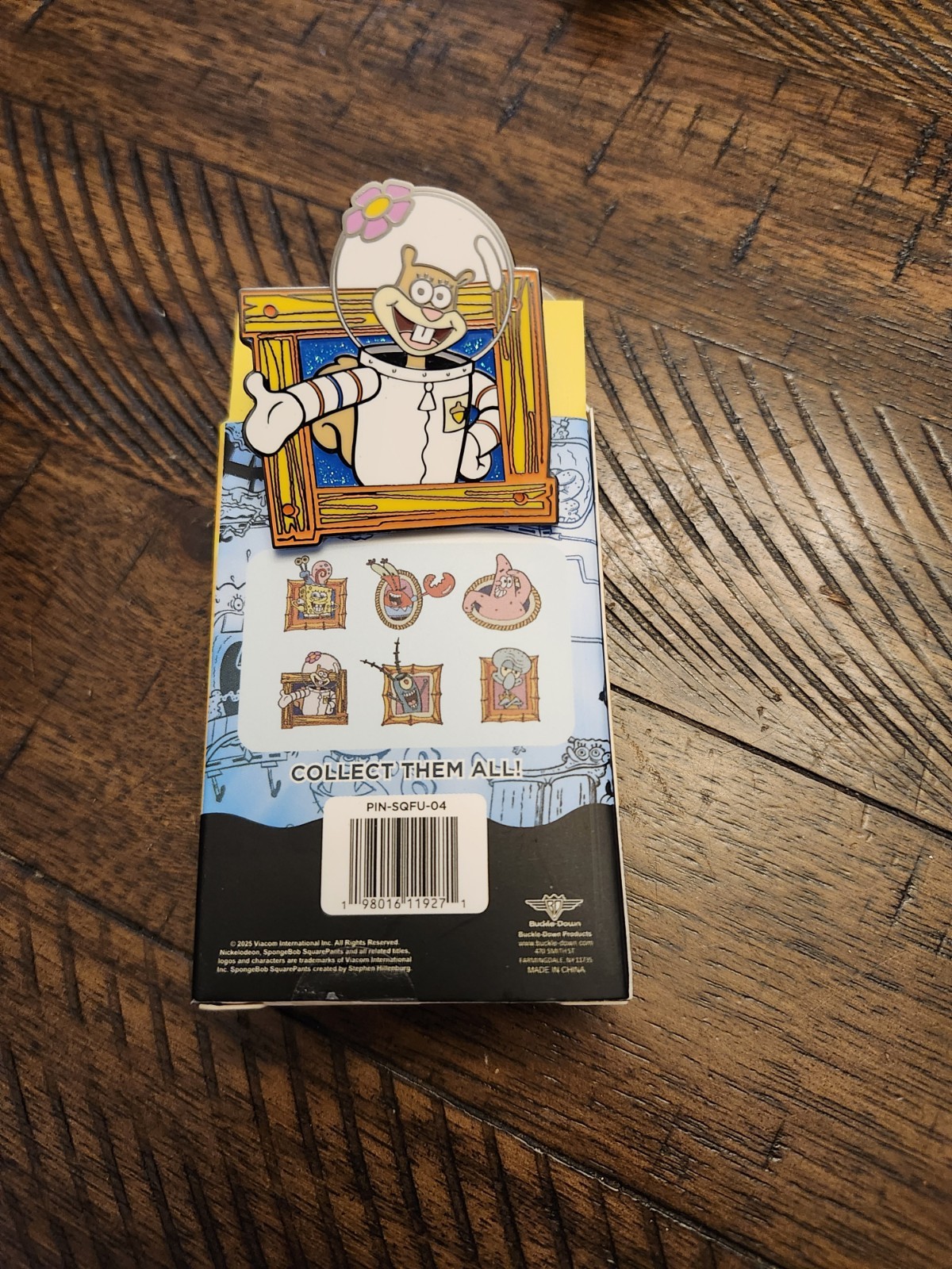 SpongeBob Pin Sandy Cheeks Buckle Down Nickelodeon