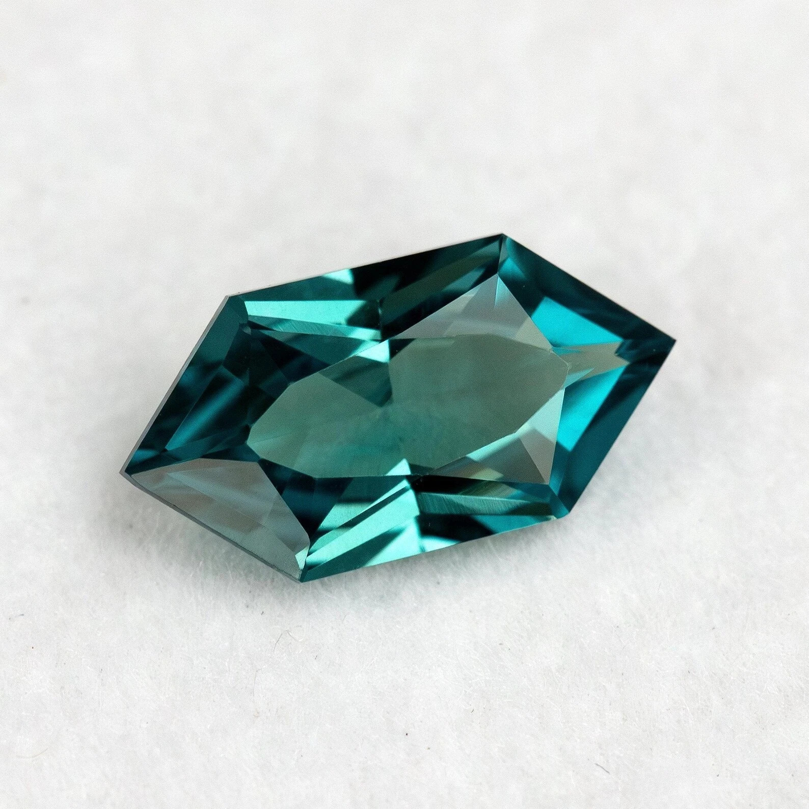 9.25Ct Certified Natural Paraiba Tourmaline Neon Blue Fancy Cut Loose Gemstone