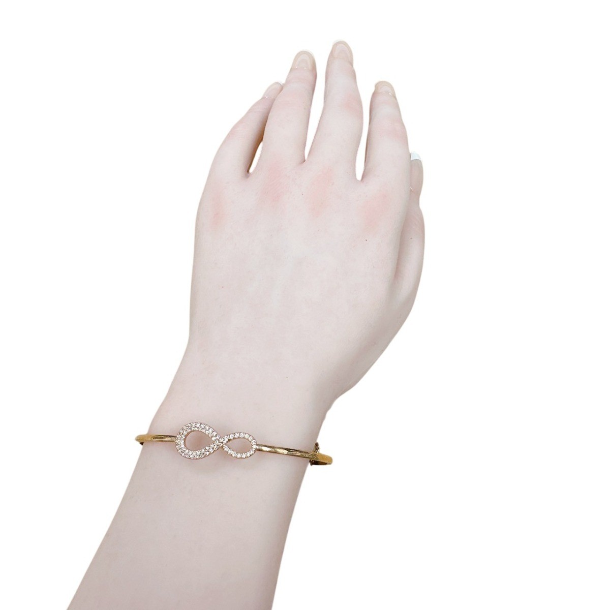 SWAROVSKI Bangle Rhinestone bracelet Not specified Pink gold Women