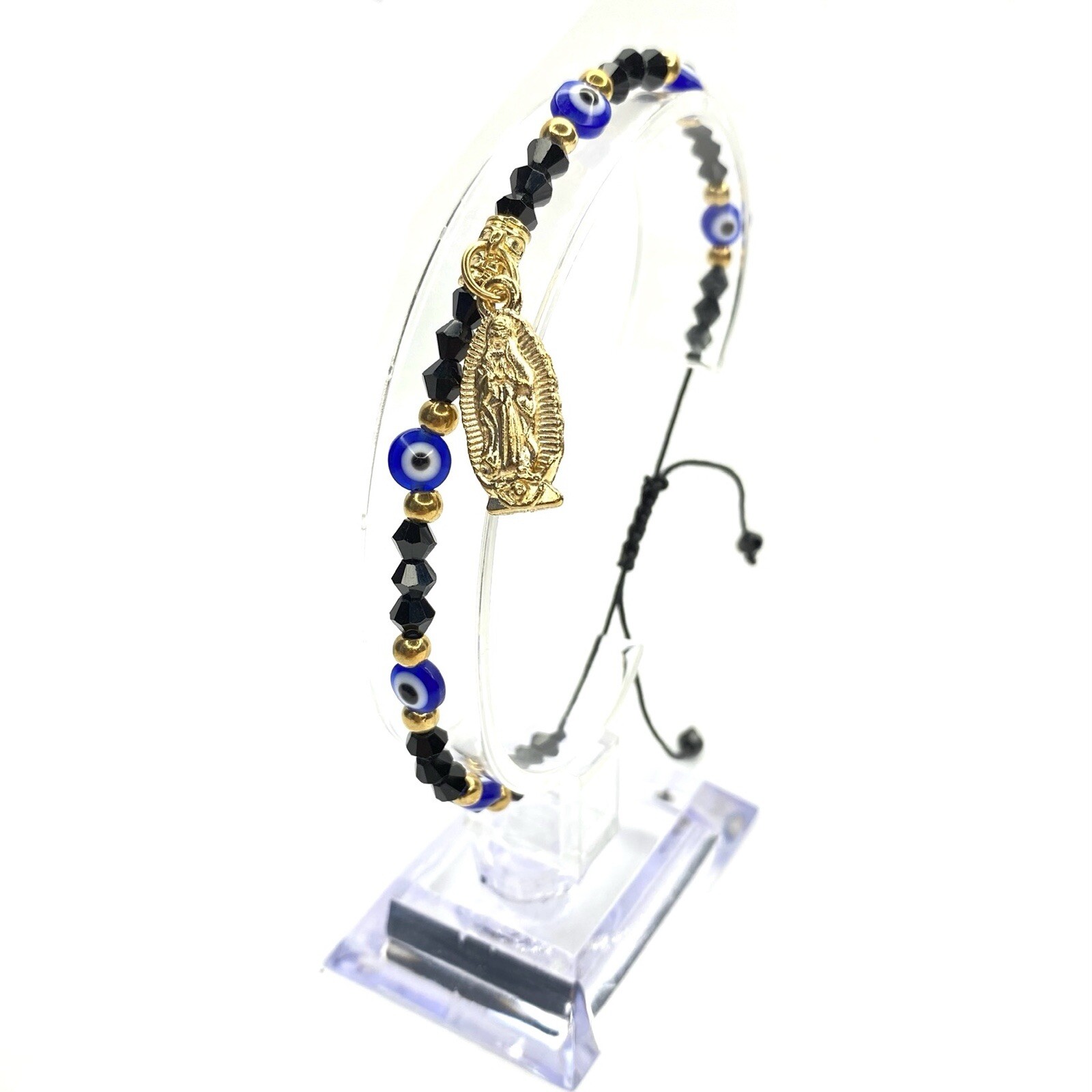 Virgin Mary Evil Eye Bracelet Mal De Ojo Virgen De Guadalupe Pulsera