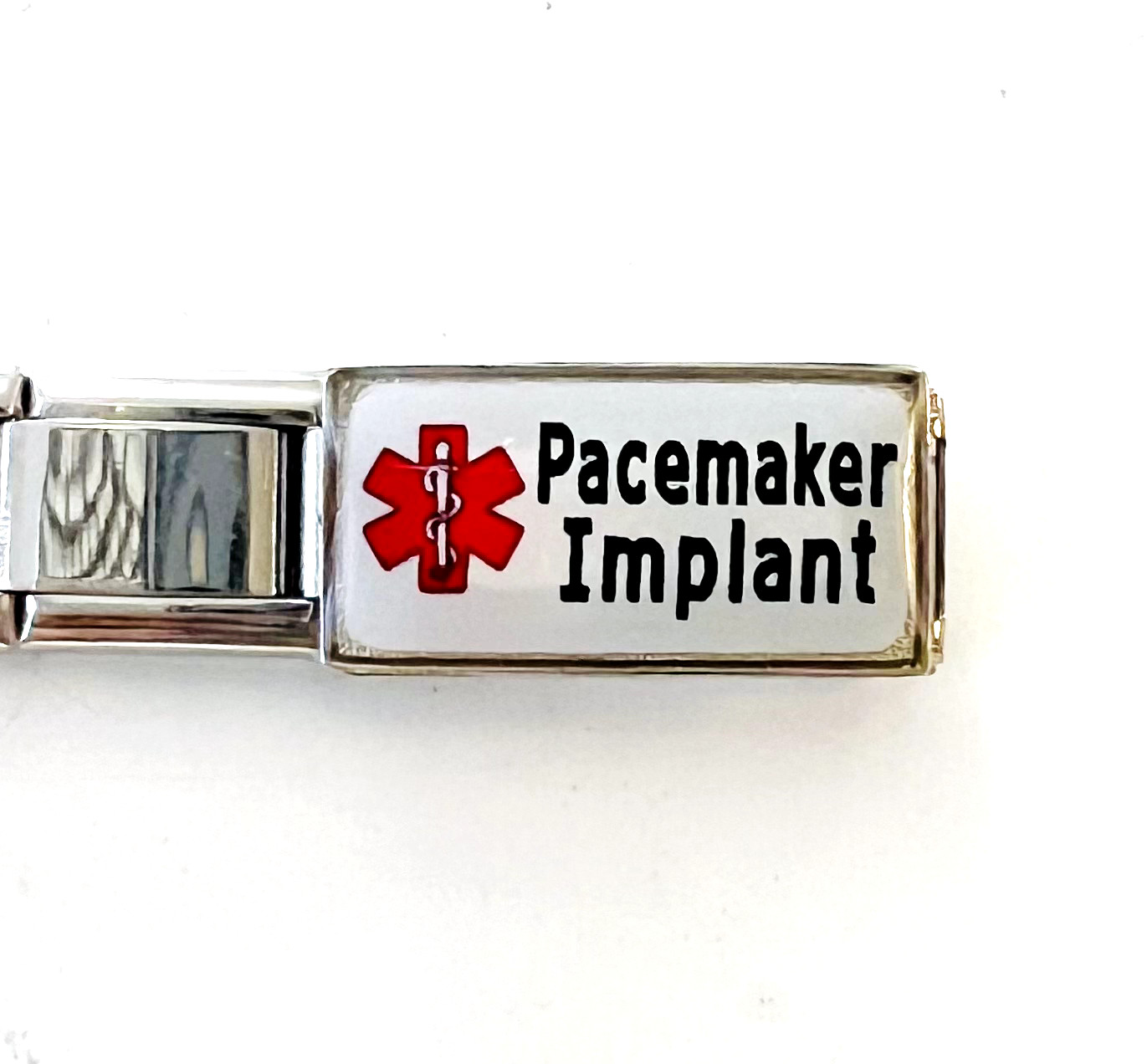 Medical Alert Italian Charm Bracelet COPD Diabetic Coumadin Pacemaker Xeralto