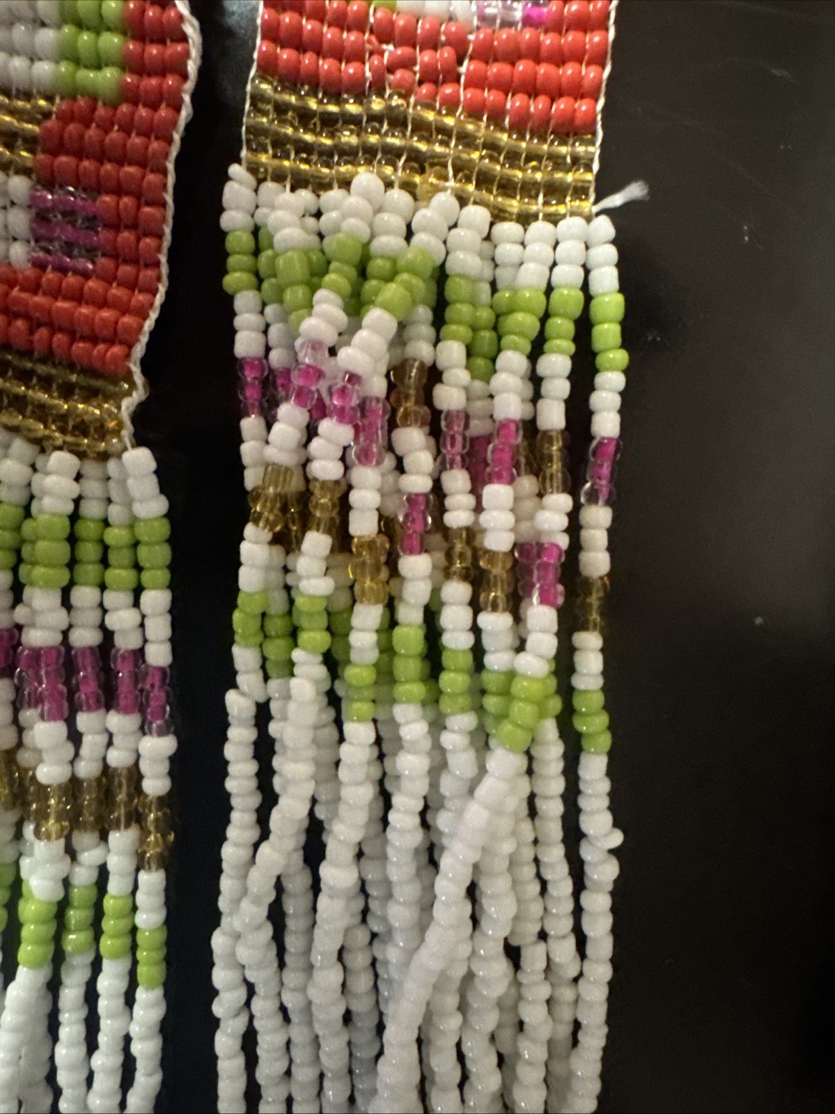 Glass Beaded Multiple Layered Necklace