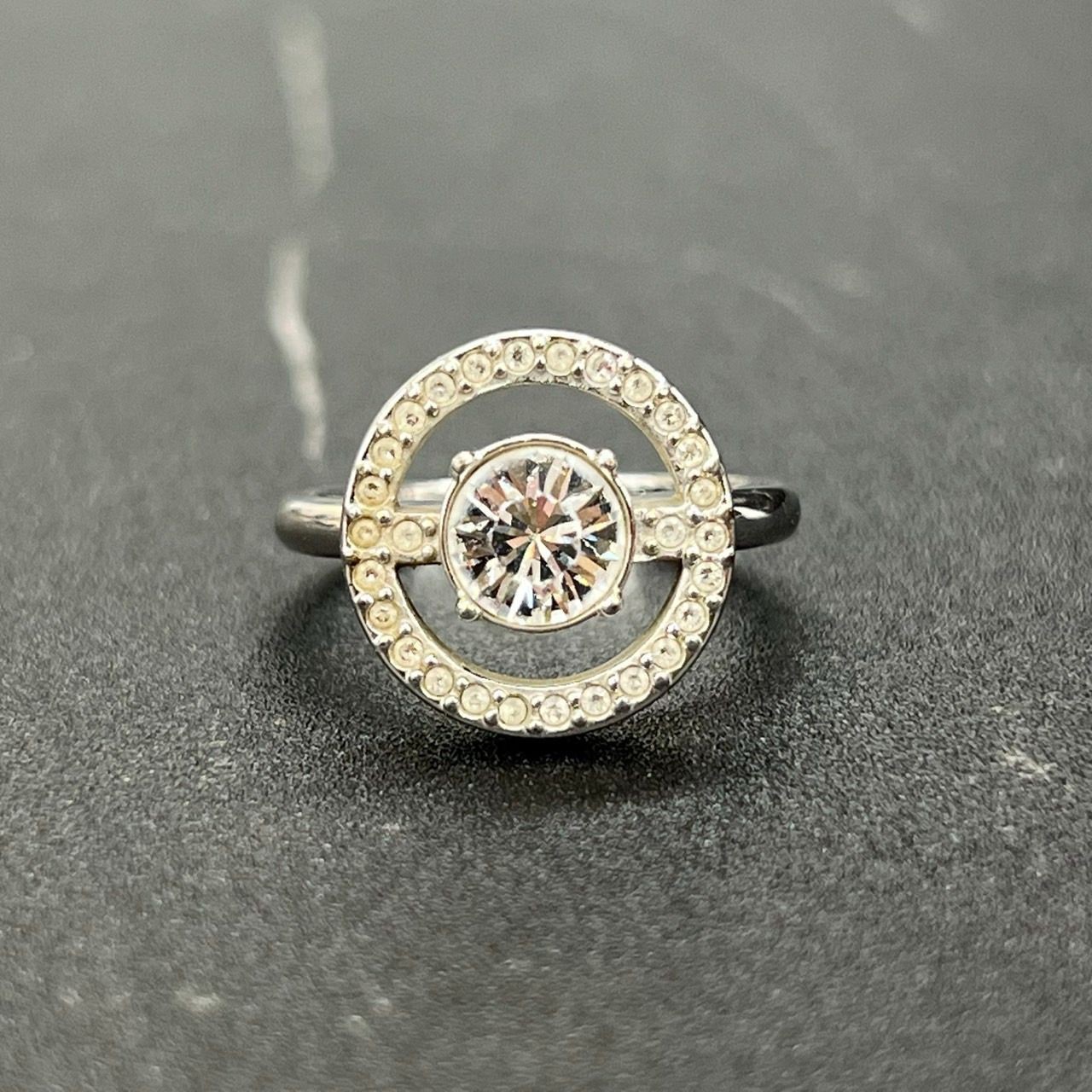 Swarovski Rhinestone Ring Size 14 Not specified