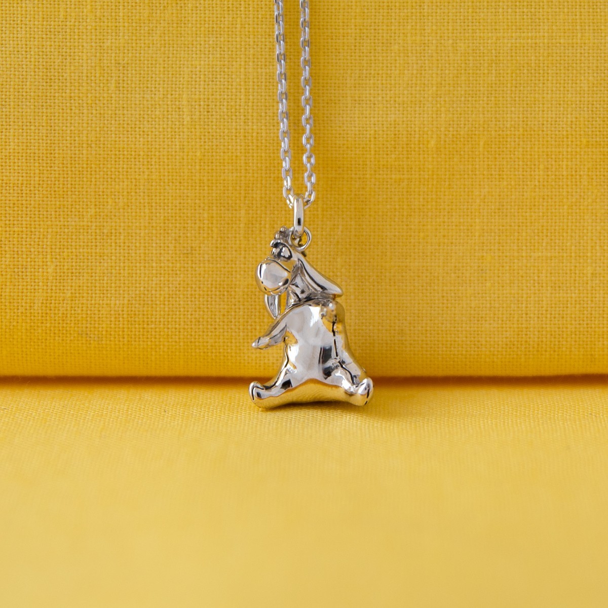 Disney X RockLove NEW ‘Huggables’ Eeyore Pendant Necklace – Sterling Silver