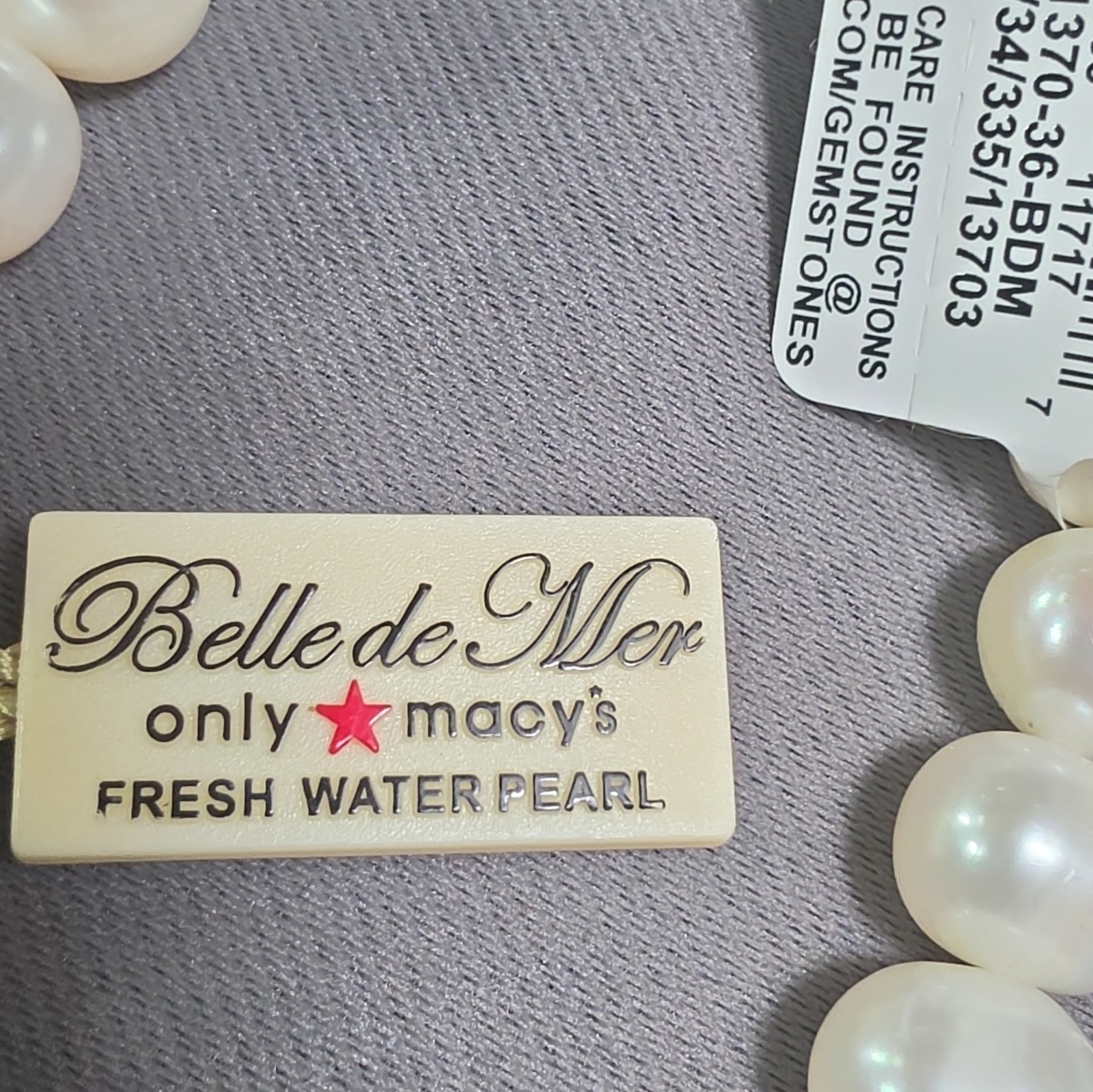 Belle De Mer 36inch “8.5-9.5mm Macy’s Fresh Water Pearl