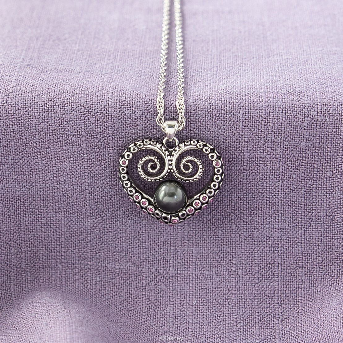 Disney X RockLove NEW ‘Disney Villains’ Ursula Unscrupulous Necklace – Silver
