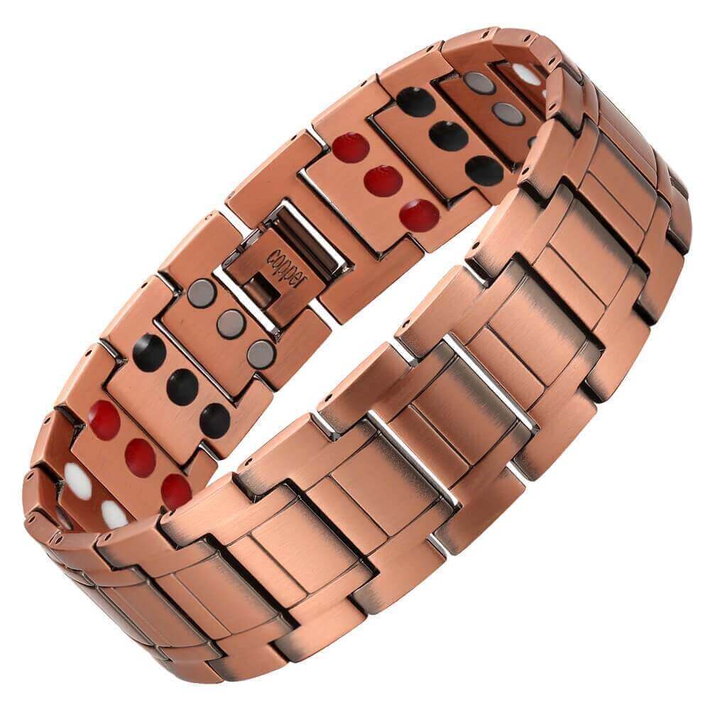 Giant Copper Magnetic Bracelet Men Restore Balance Energy Arthritis Pain Relief