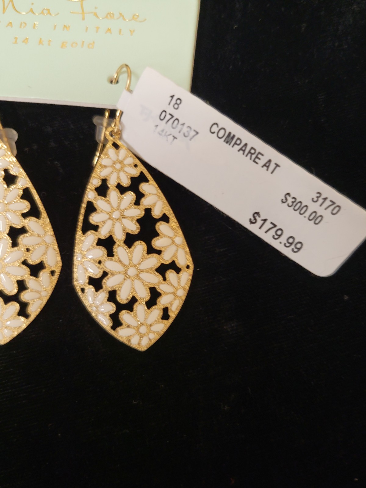 Mia Fiore made in Italy 14kt Earrings and Bracelet Lot- NWT (BFEB-06-103)