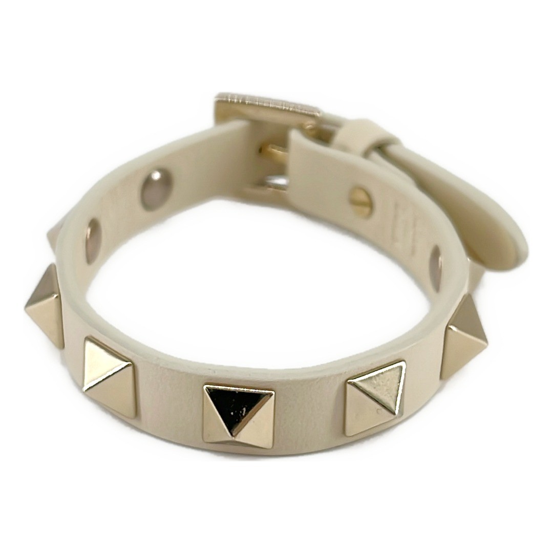 Valentino Bracelet Leather Ivory Garavani