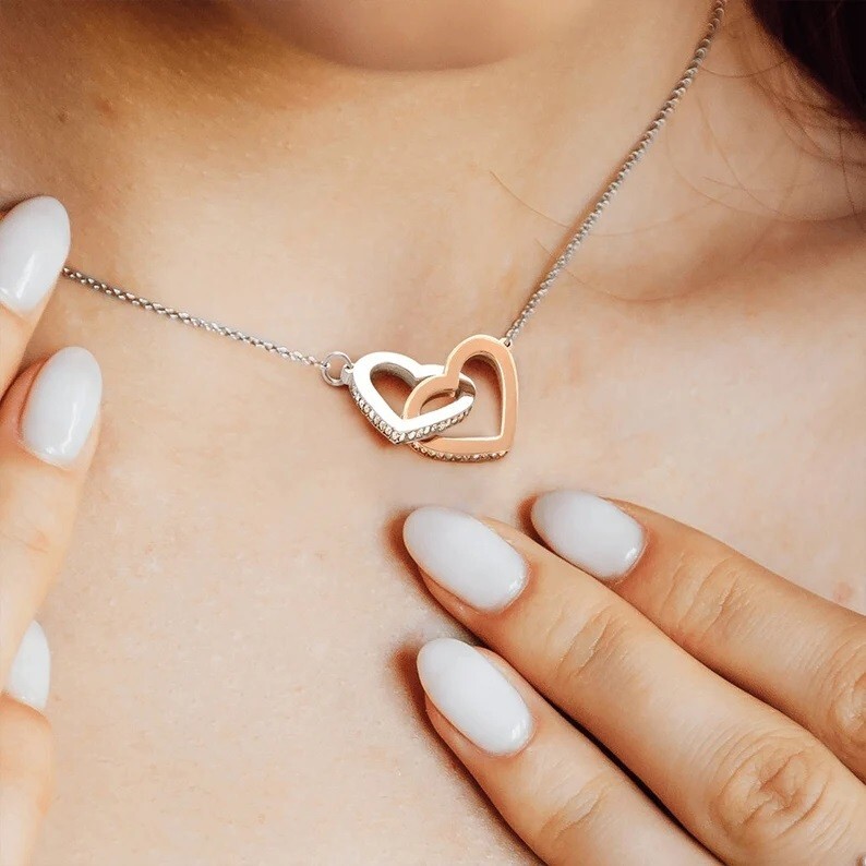 To My Soulmate Necklace Christmas Gift for Wife/Girlfriend/Fiancée Gifts for Her