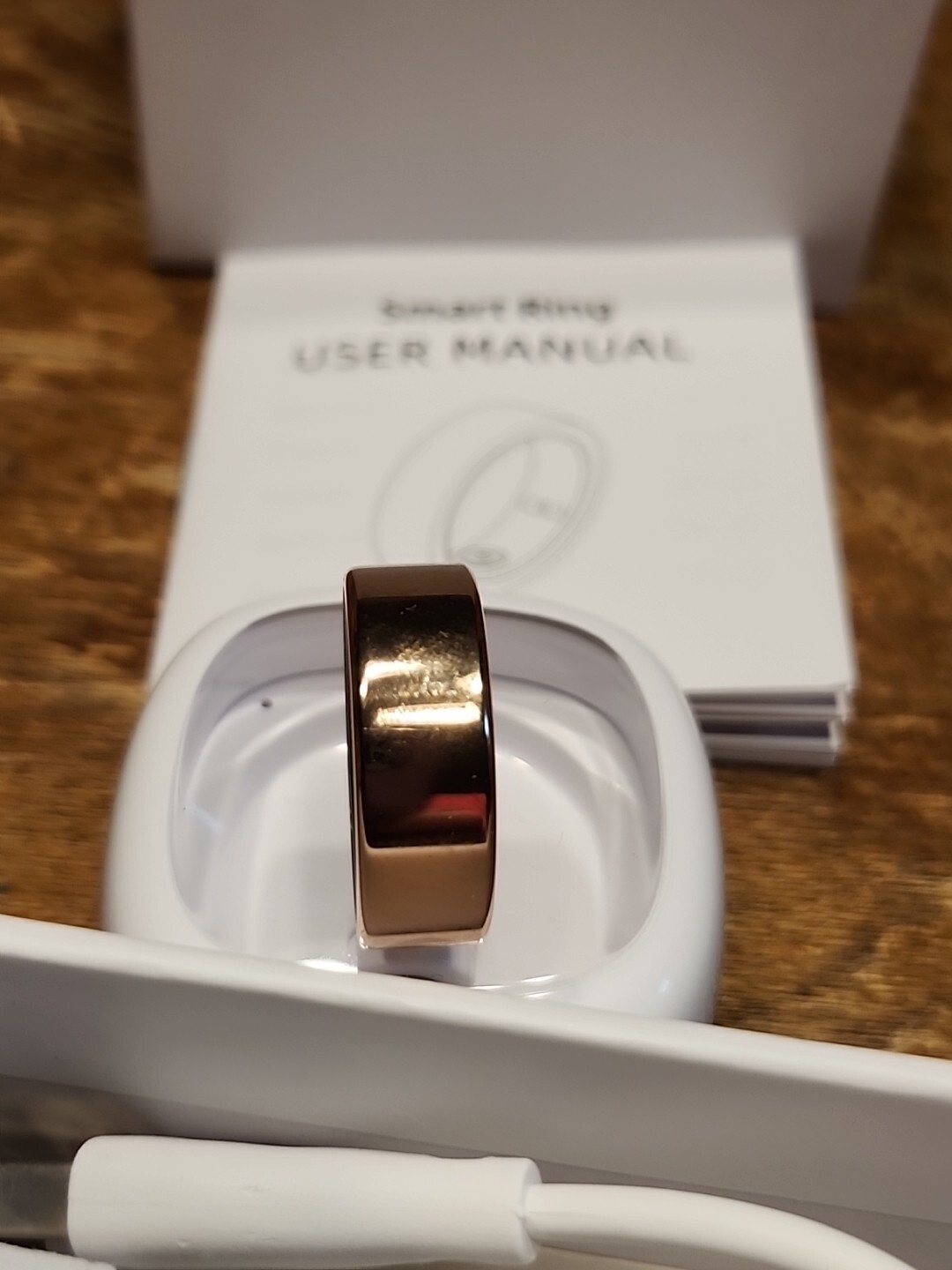 2024 Smart Ring Health Finger Ring Monitor Heart Rate Fitness Tracker Waterproof