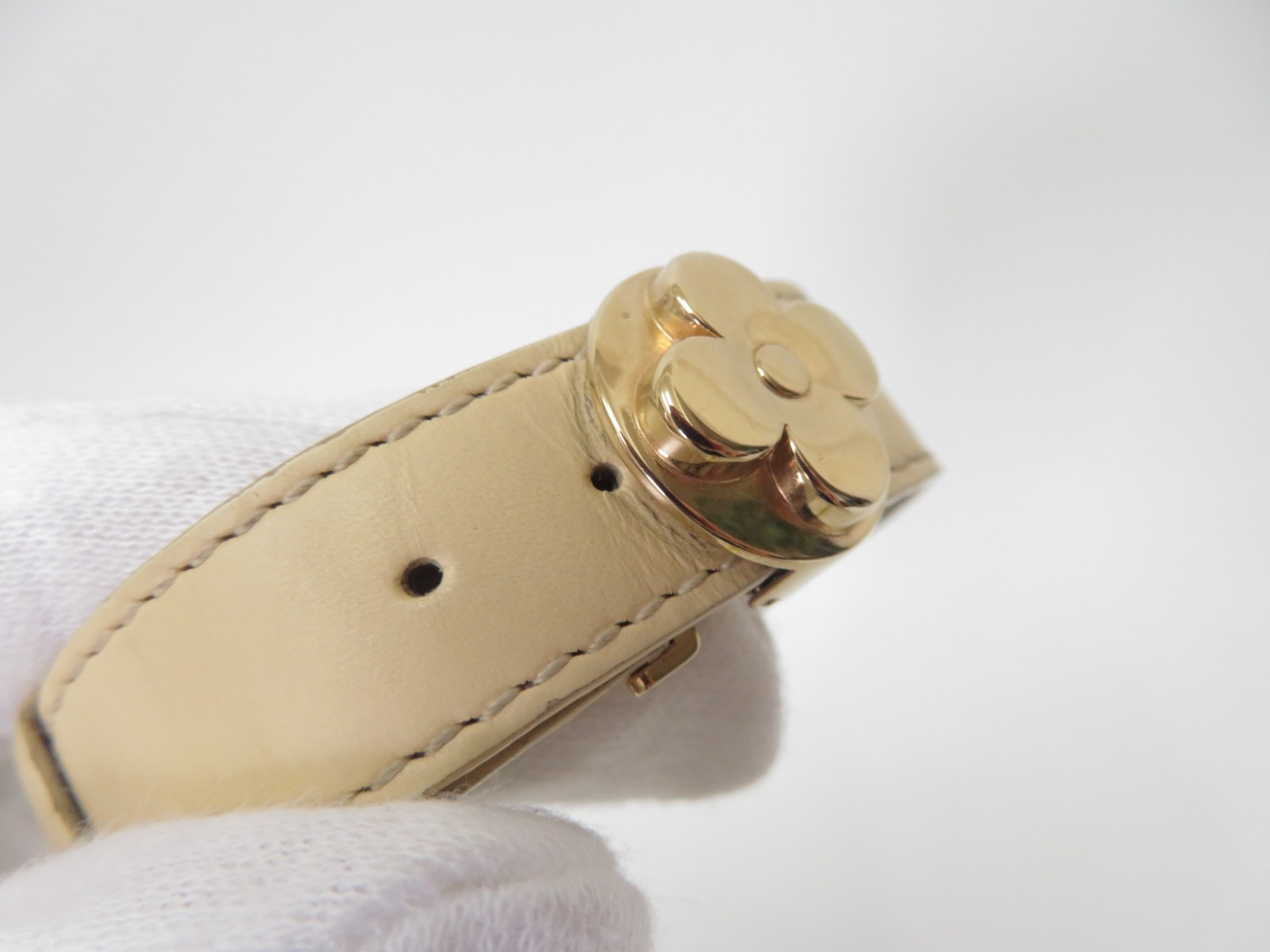 Authentic Louis Vuitton Monogram Vernis Good Luck Bracelet F#51376