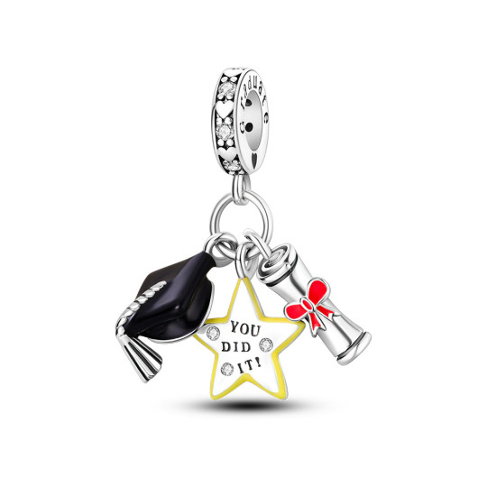 Graduation Charm, Gift For Graduation, You Did It Charm, Gift For Women