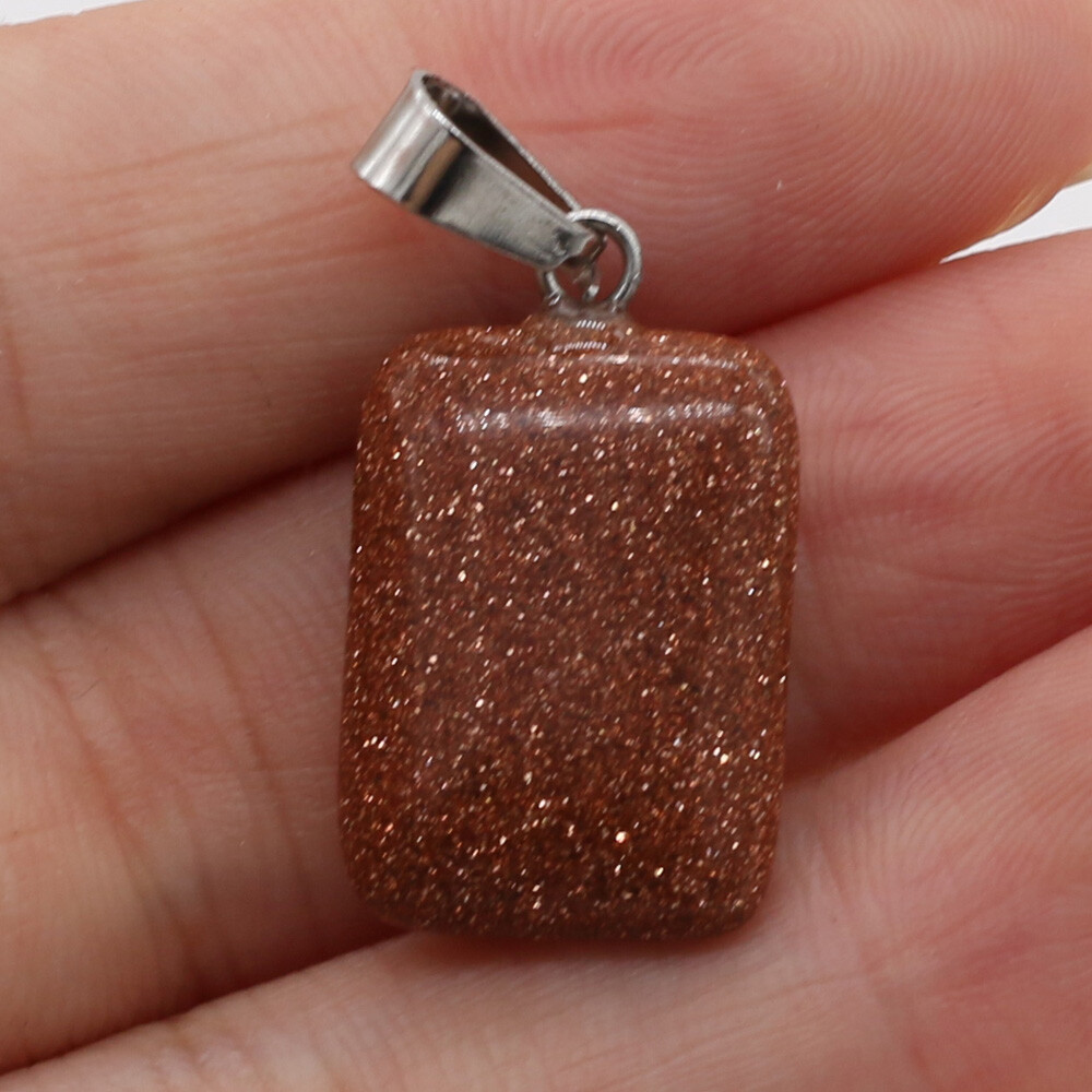 20 Pcs Natural Chakra Healing Crystal Agate Stone Pendants for Jewelry Making