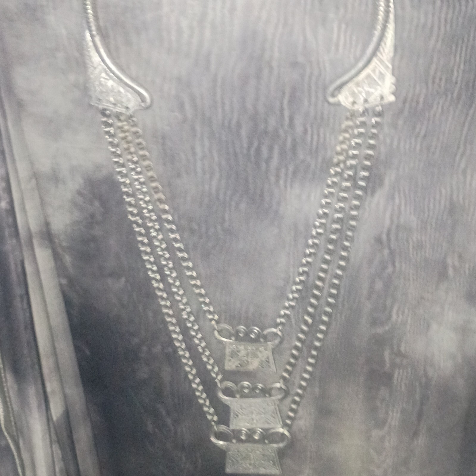 Triple Spirit Lock Necklace (Large) Aluminum-Covers Entire Back Side Or Torso