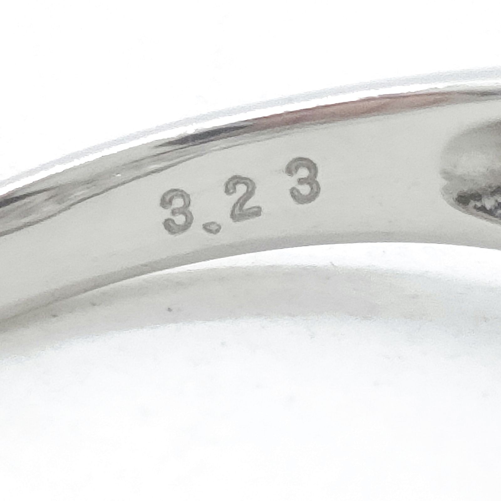 Jewelry Ring Natural Diamond 3.23ct Platinum 2344883