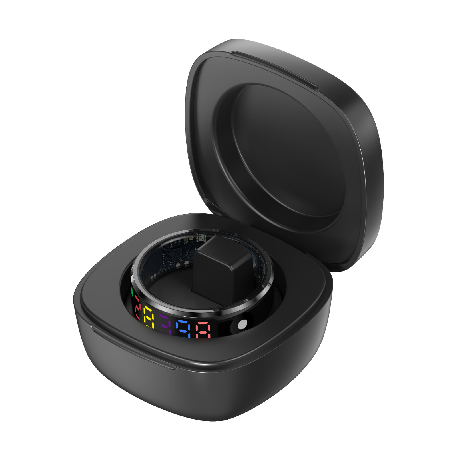 IP68 Waterproof Smart Ring Color Screen Heart Rate Blood Oxygen Sleep Monitor