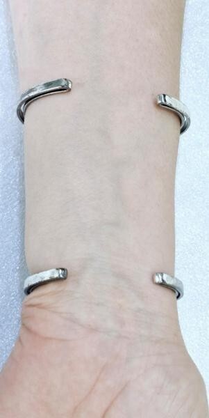 LANVIN brutalist Maxi PEARLS cuff by Alber Elbaz