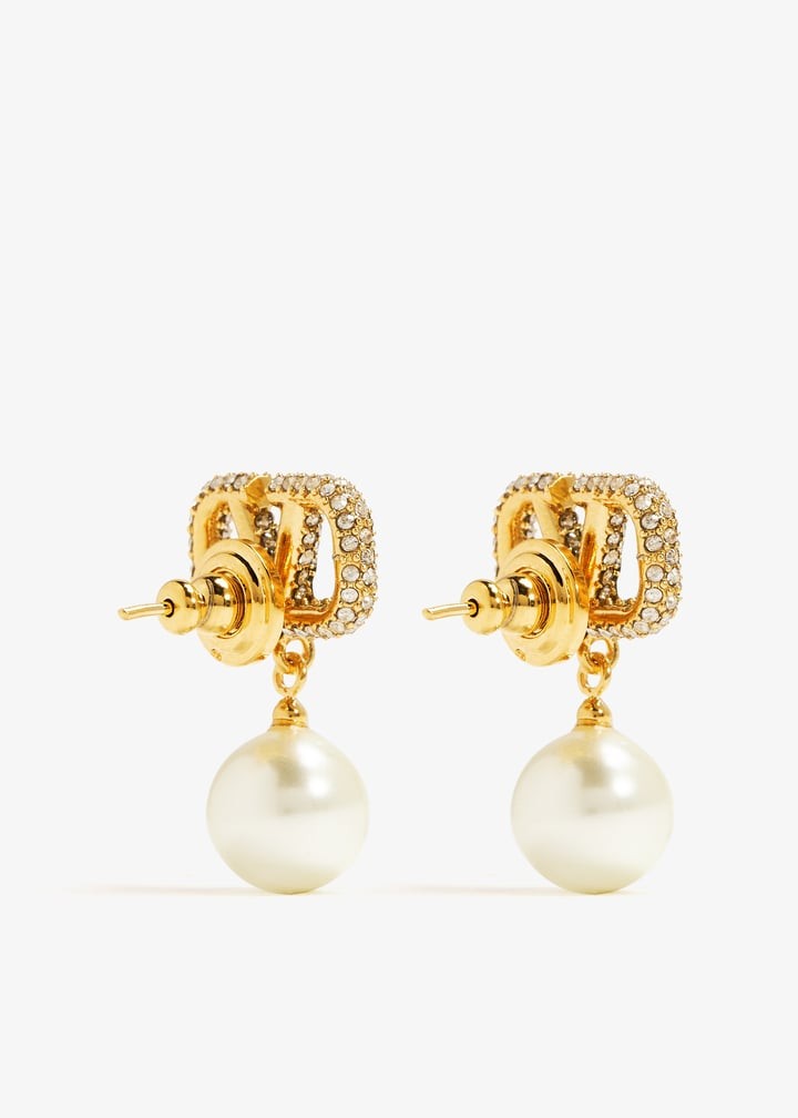 Valentino Garavani VLogo Signature pearl earrings authenthic