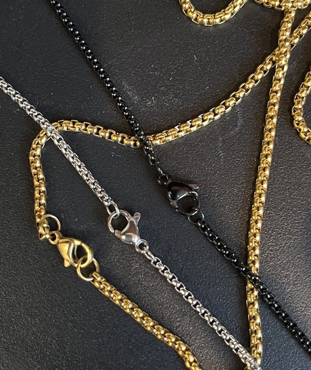 Burning Man Lot -Gift Festival Pendant Necklace Charm Gold Silver Black Enamal