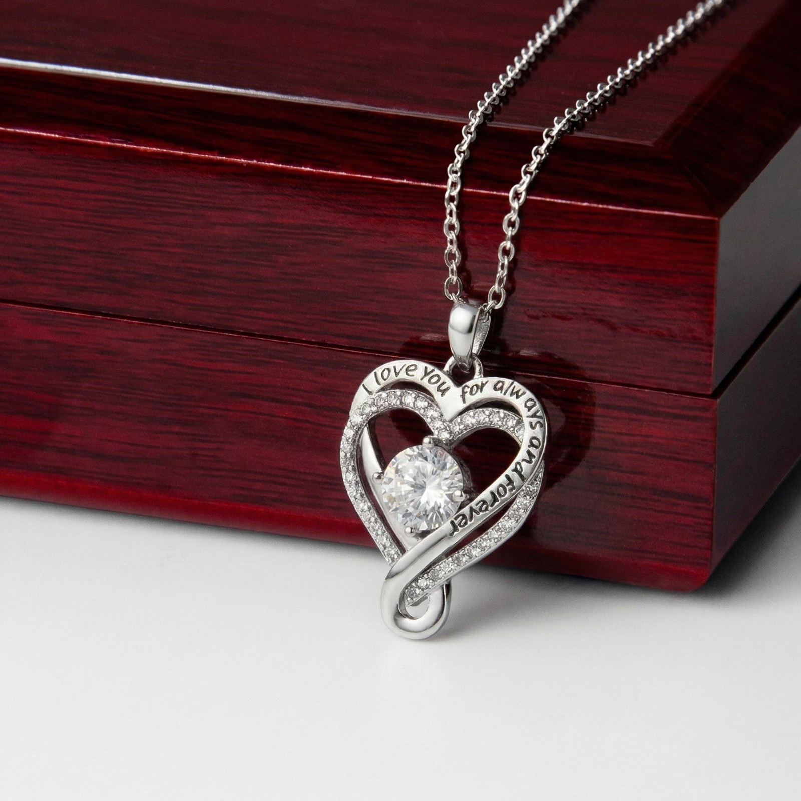 To My Wife Love You Always Necklace Romantic Anniversary Birthday Gift For Her🎁