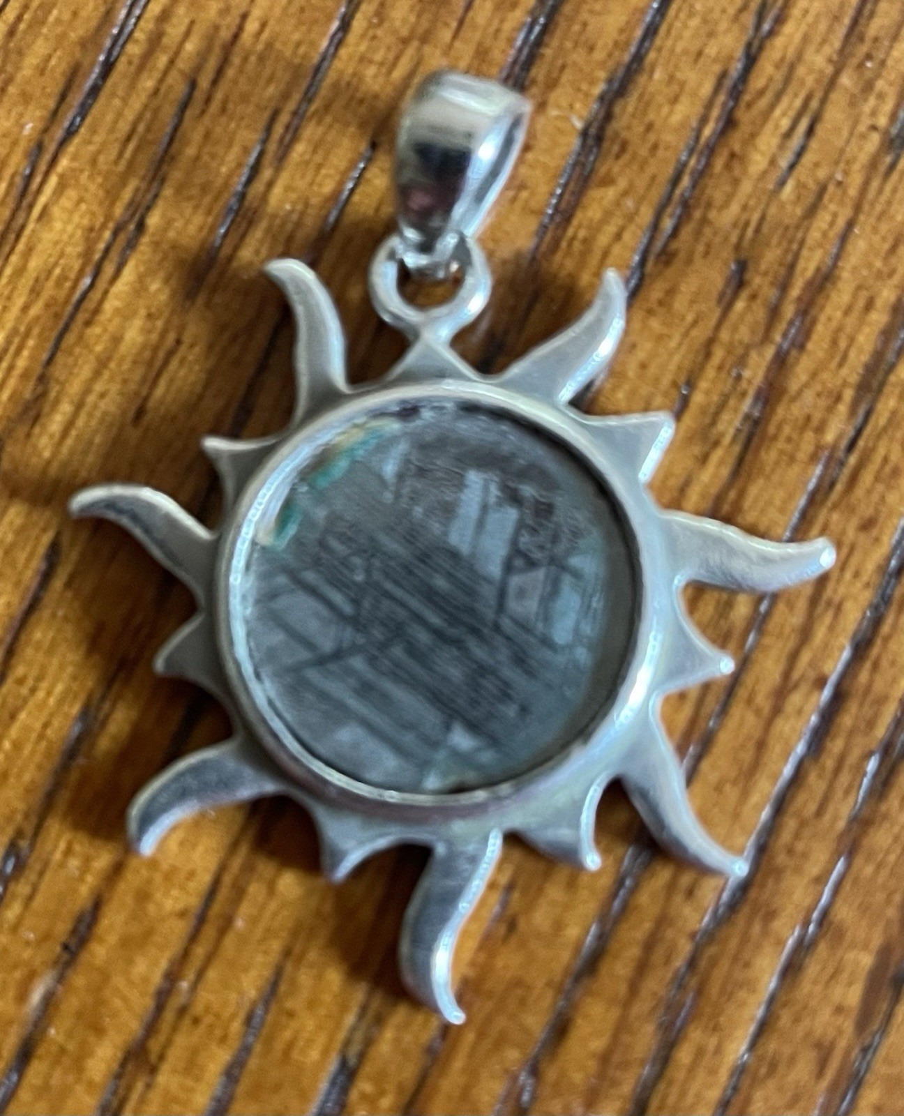 Meteorite Sun Pendant/ Charm/No Necklace. Beautifull!! FROM OUTER SPACE!!!