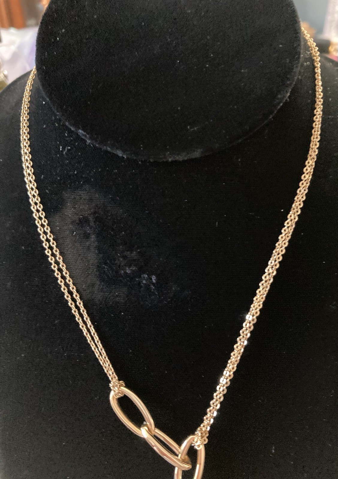 AUTHENTIC SIGNED SWAROVSKI MINI PARALLELE NECKLACE