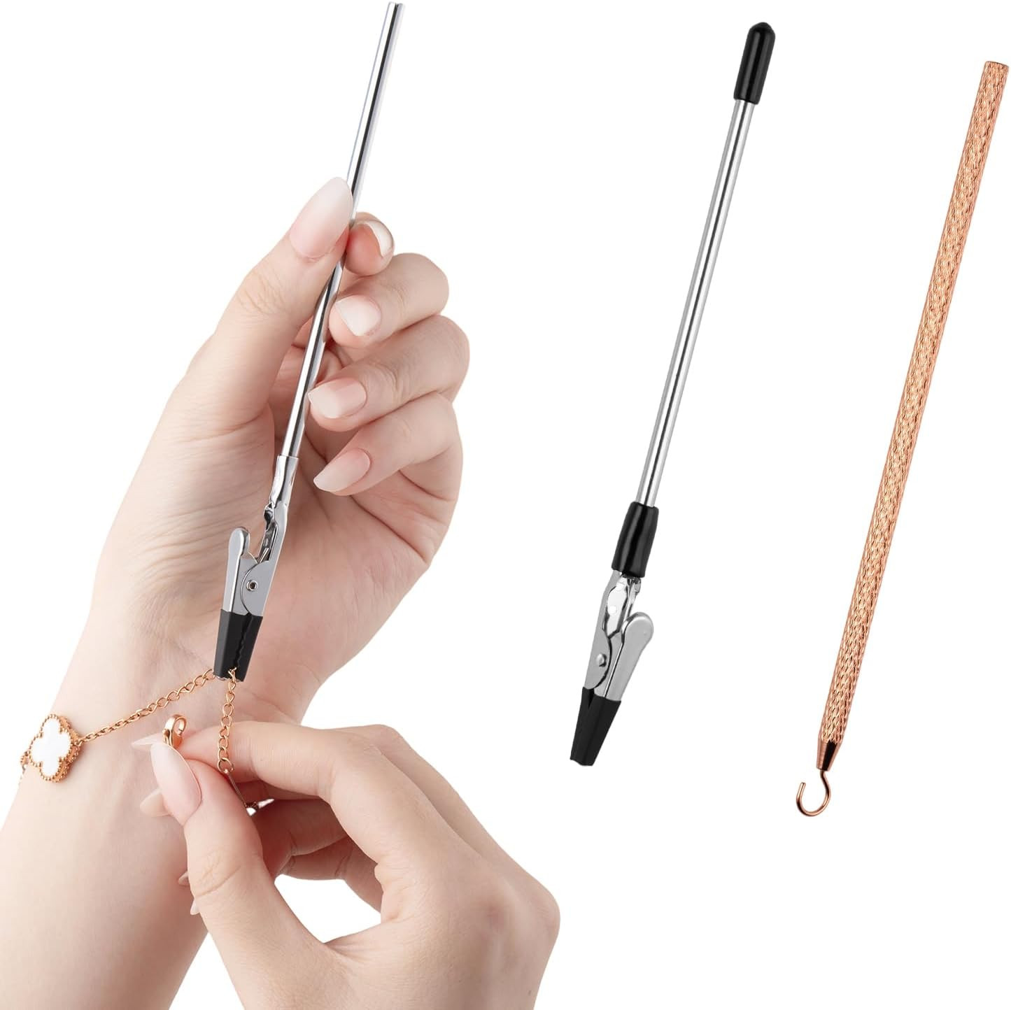 2 Pcs Bracelet Helper Tool, Portable Bracelet Helper Easy to Put on Yourself