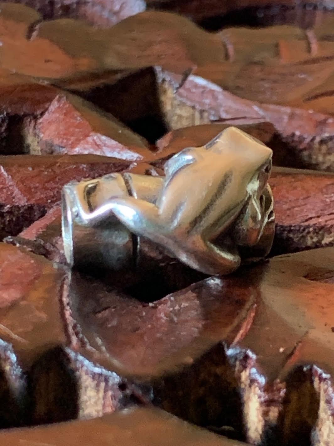 Redbalifrog BAMBOO FROG Silver Bead