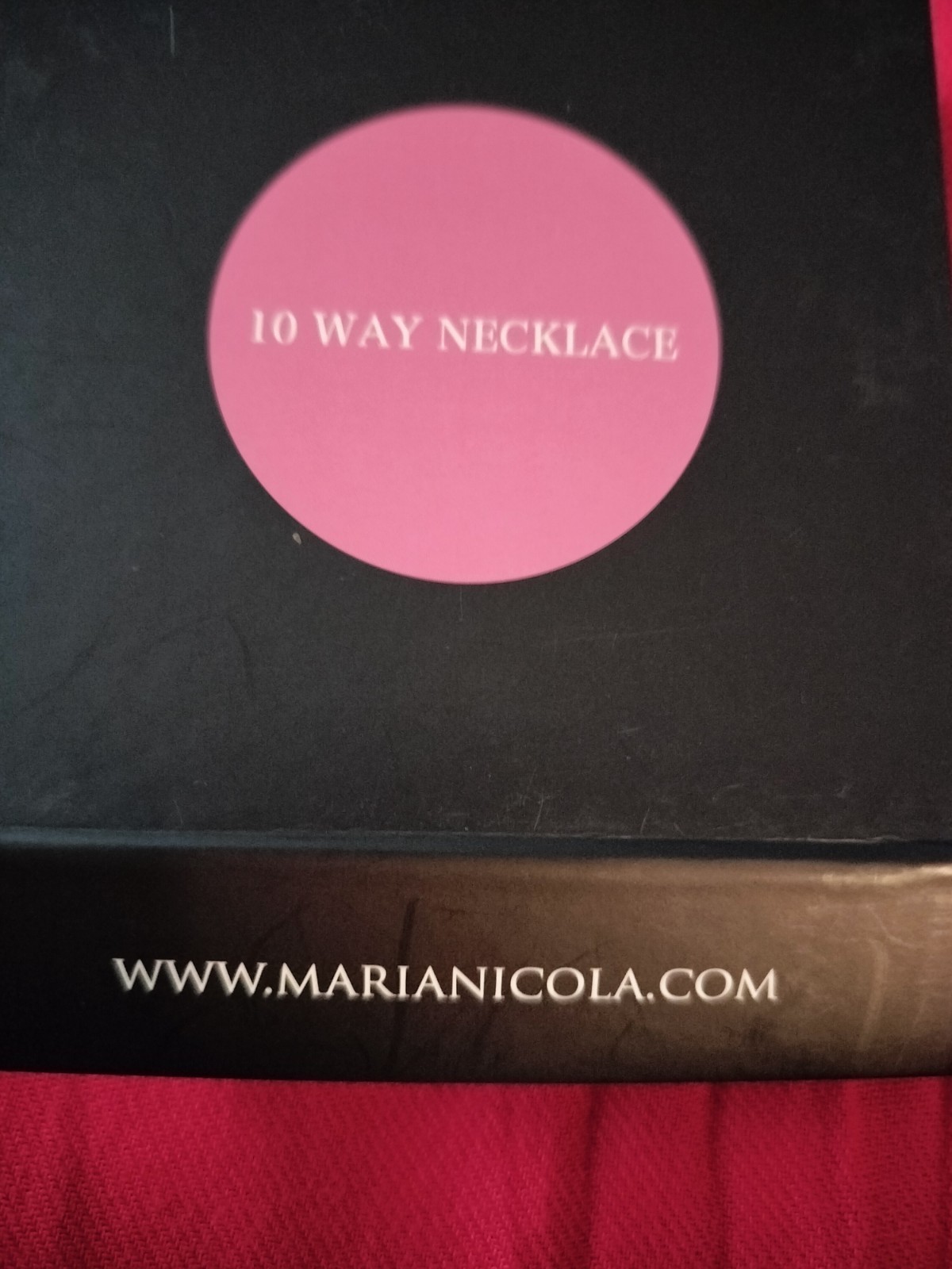 Maria Nicola 10-way Saphire Blue Necklace.