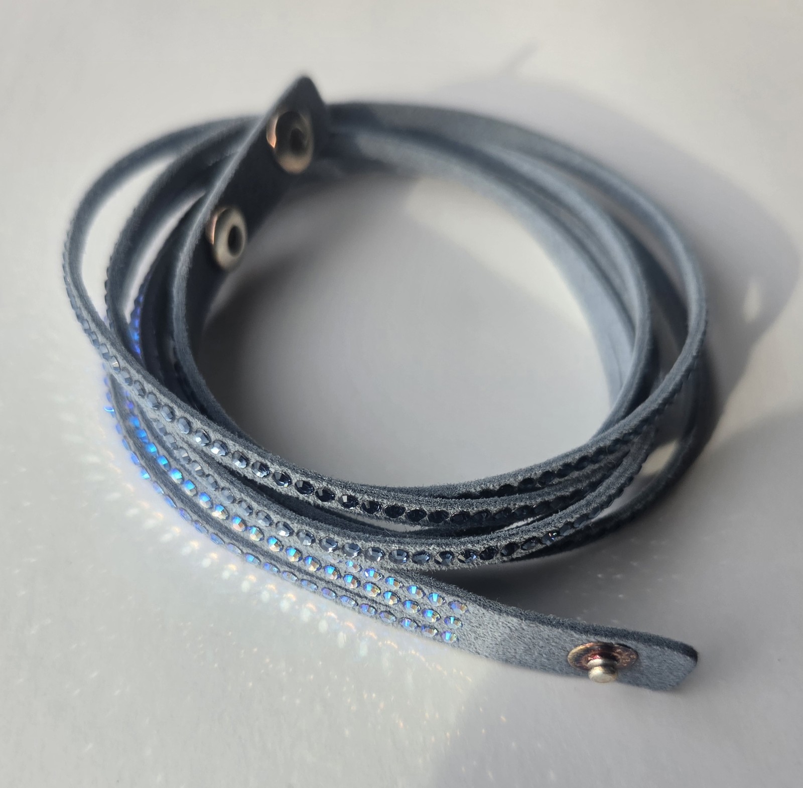Swarovski Crystal Denim Wrap Star Bracelet Touchstone by Swarovski