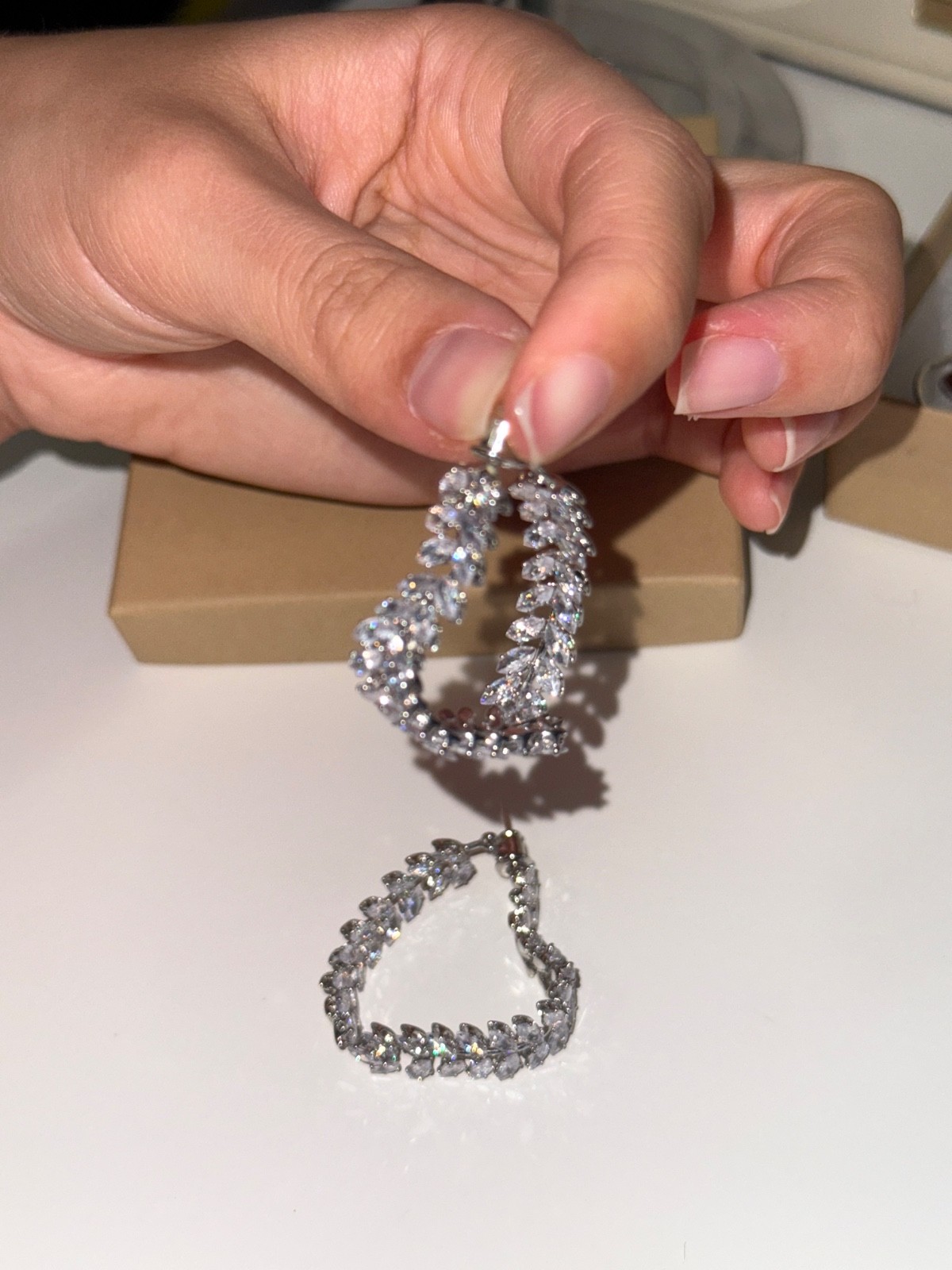 Women Earrings Hoops Mix Jewelry x4 Sets NEW no defects / comes with box