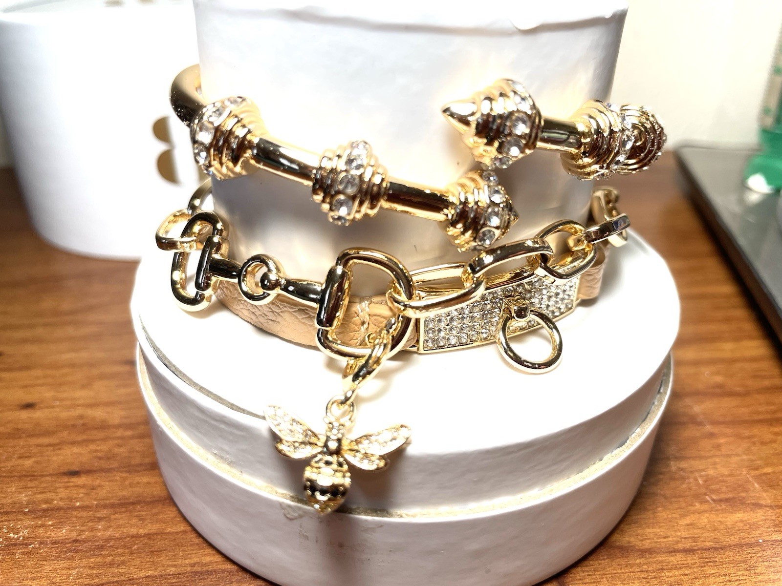 Bomb Party Spring Stacks 2026 The Golden Hive Bee Charm Stack Gold Plating