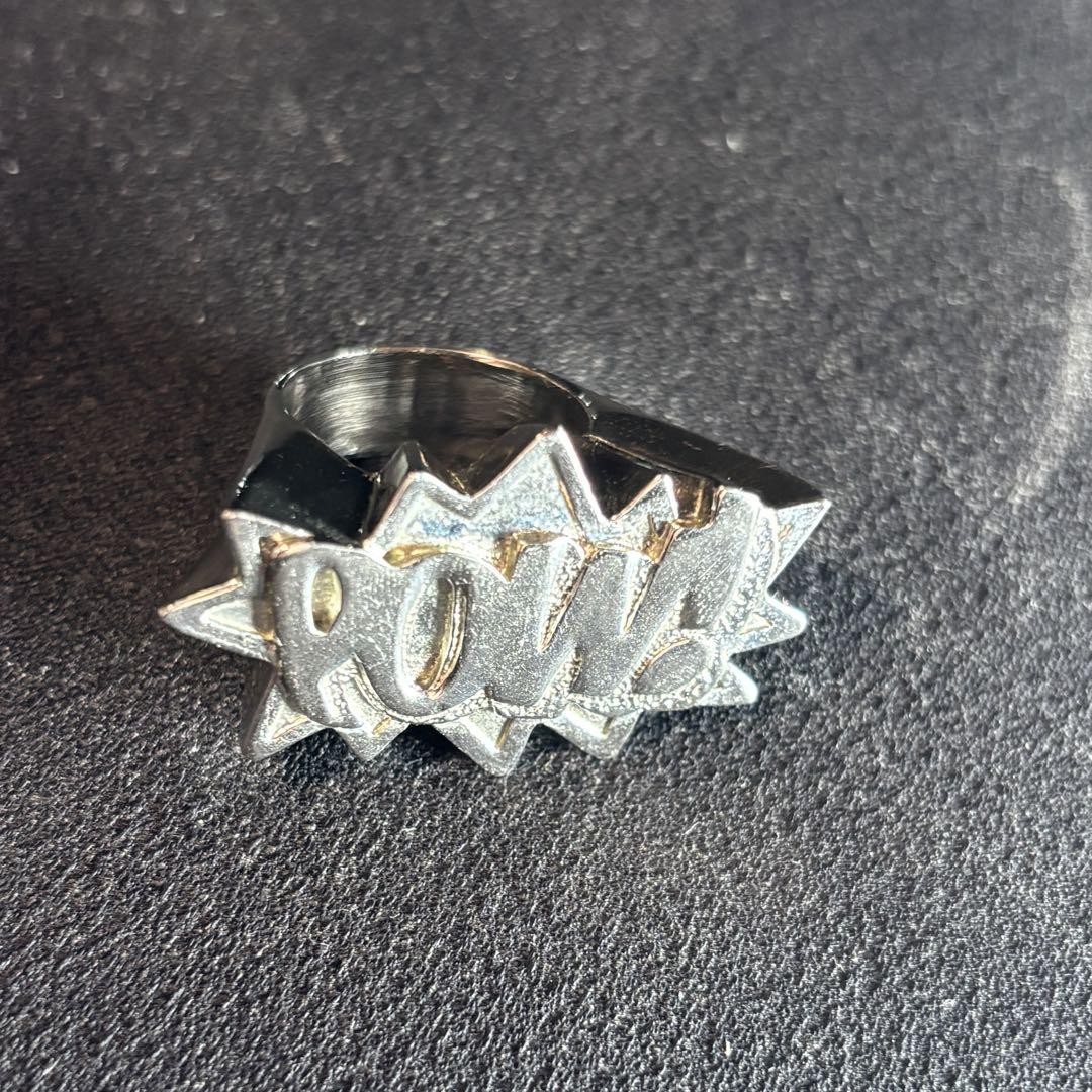 AMBUSH POW Ring Silver Inner Diameter17mm Men’s Fashion Jewelry No Box Used