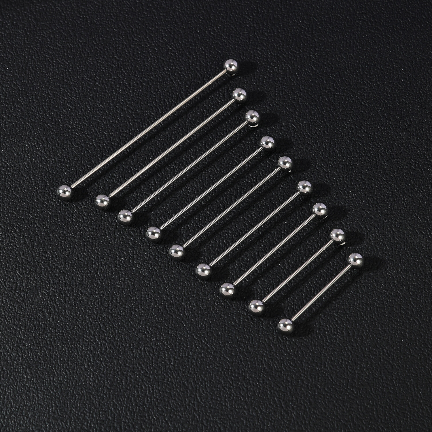 12mm-60mm Stainless Steel Industrial Barbell Piercing Cartilage Earrings Jewelry