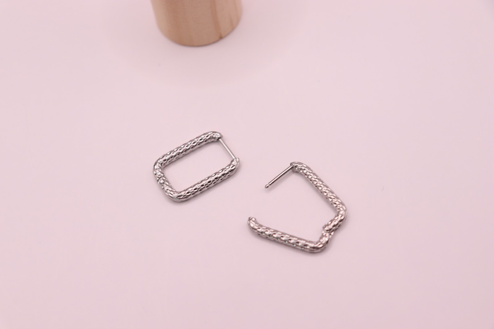 Stainless Steel Womens Earrings Attractive Silver Color Special Occasions Lovly